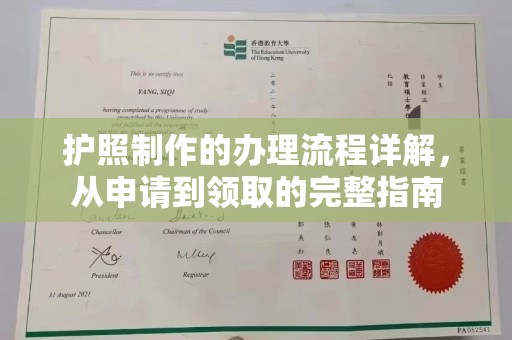 台南护照制作的办理流程详解，从申请到领取的完整指南